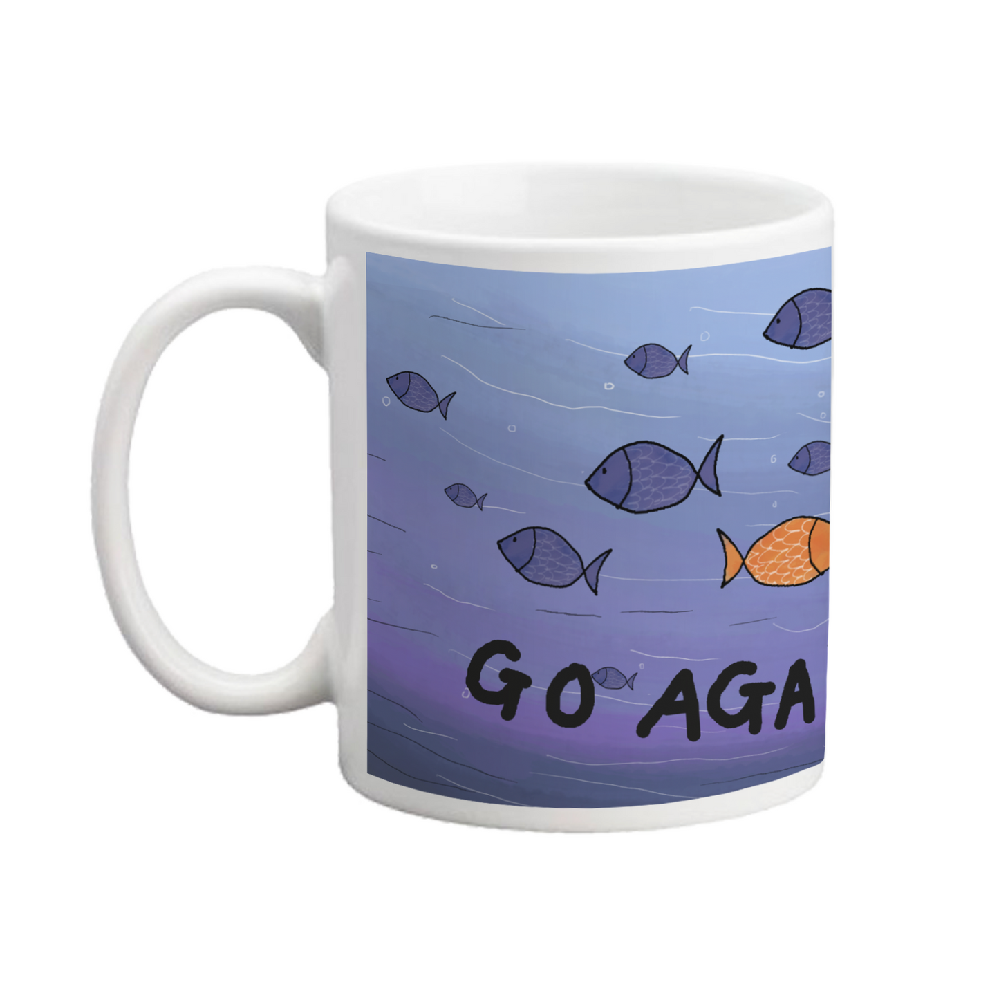 Against The Flow Mug